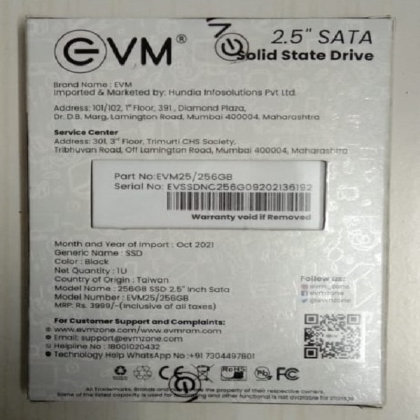 256GB EVM SSD 1